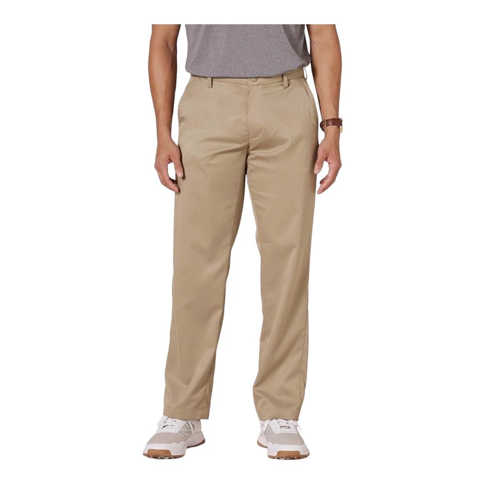 NEW Amazon Essentials Men's Straight-Fit Stretch GOLF PANT 36W x 34L Khaki Tan